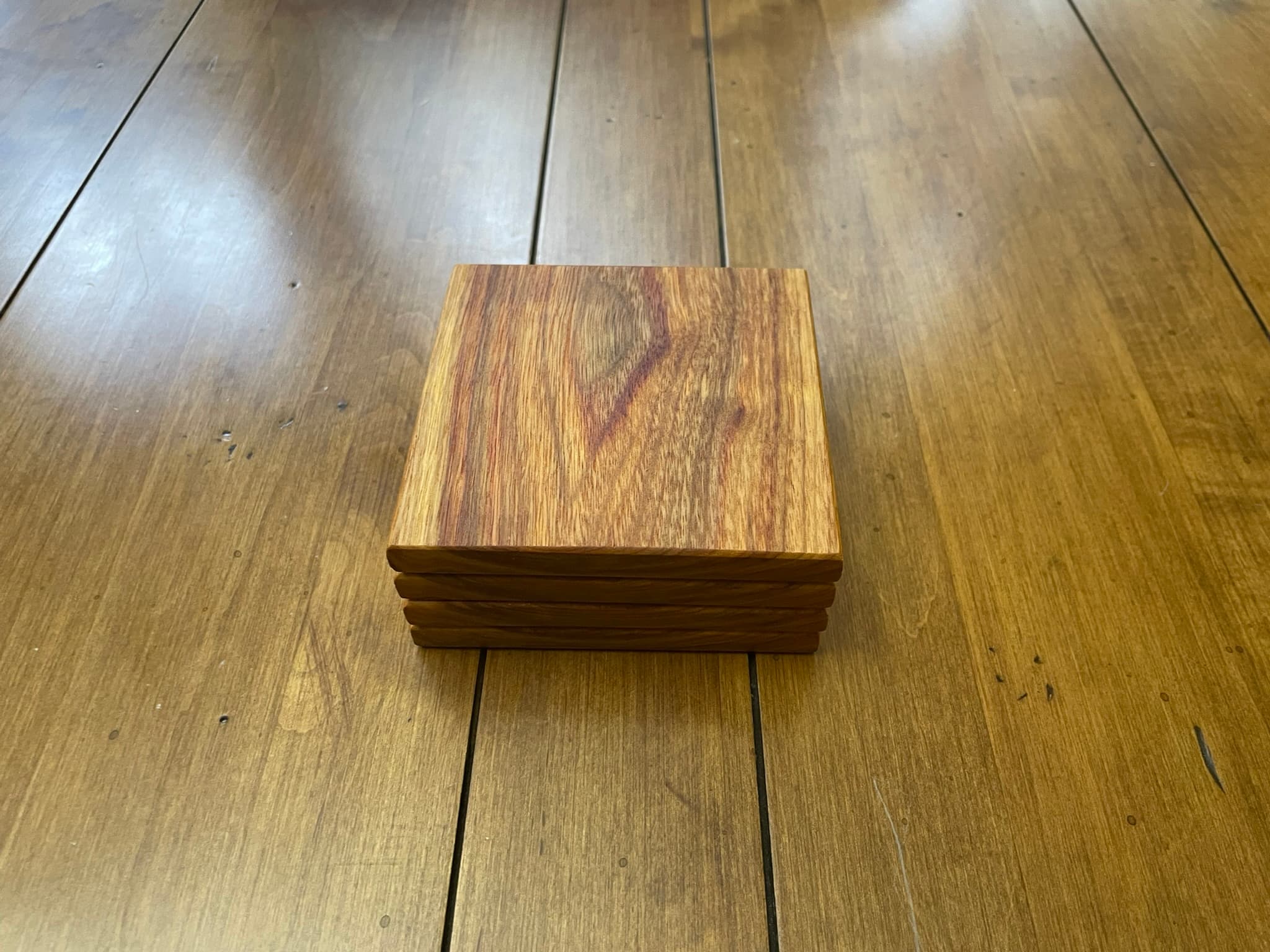 Canary Wood Coaster Set - Image 1